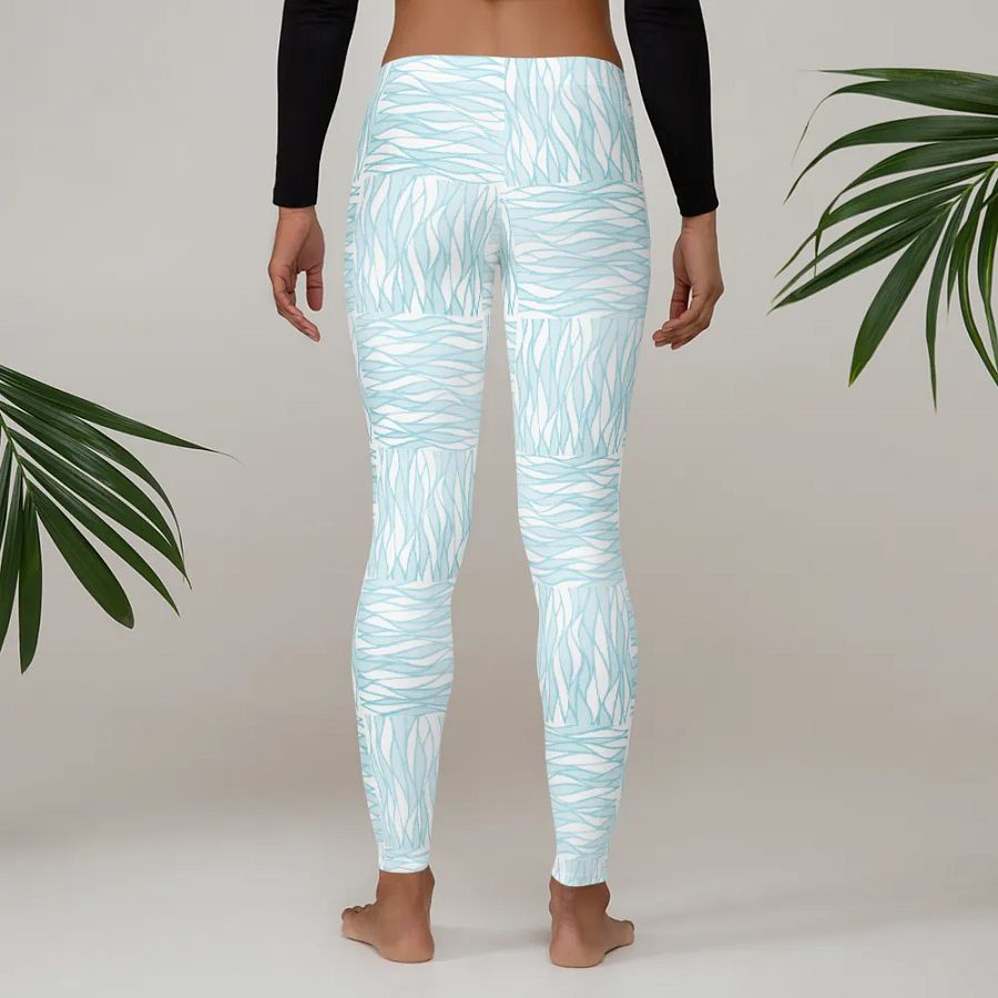 Light Turquois All-Over Print Leggings product image (5)