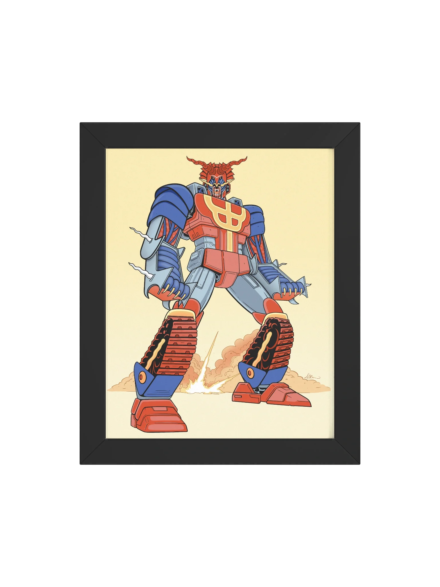 The Metallian 1984 Autobot - Judas Priest & Transformers Mashup Framed Art Print product image (23)
