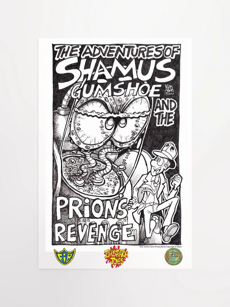 Shamus Gumshoe & the Prion War POSTER! product image (12)