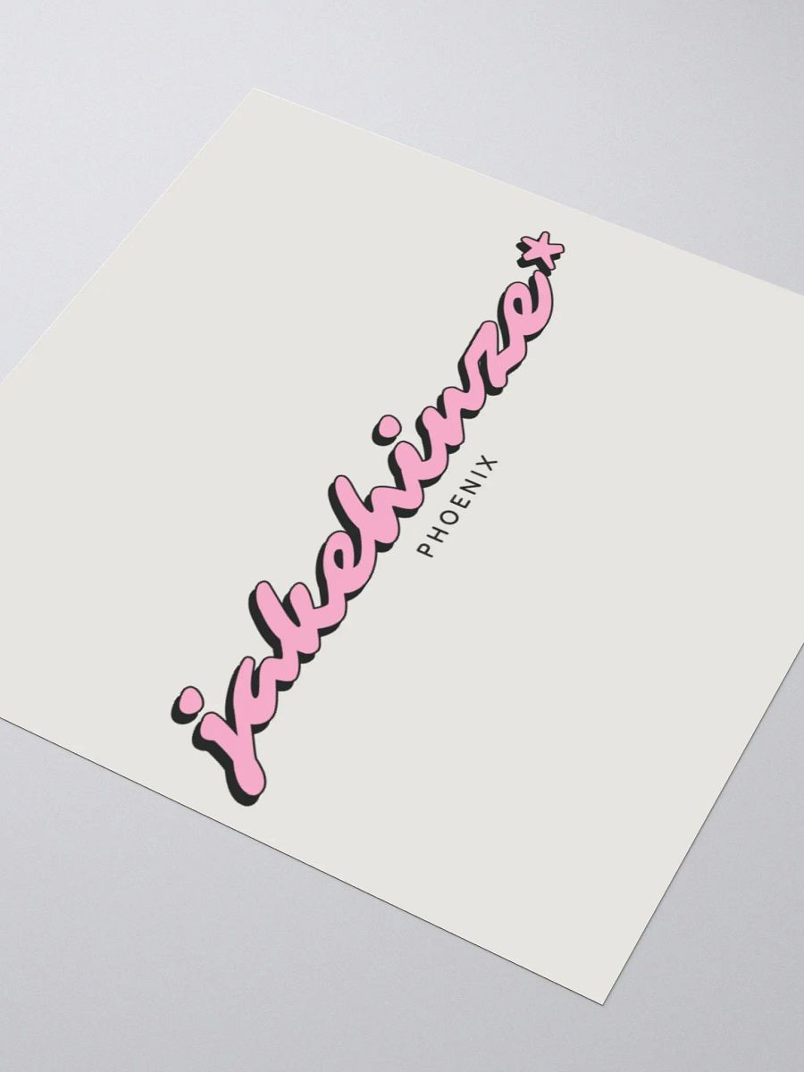 jakehinze* Script Logo Sticker product image (12)