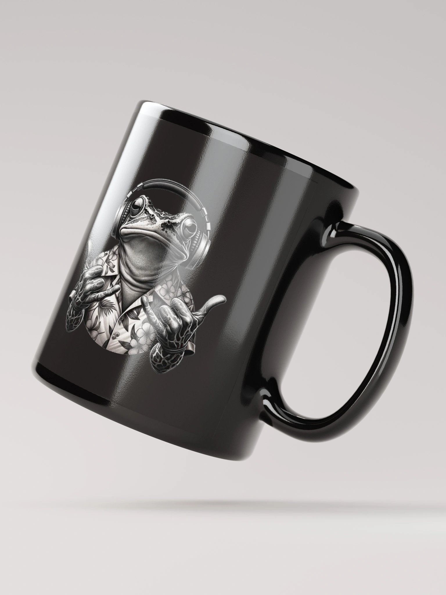 The HomeFrog Signature Mug Glossy Black product image (3)