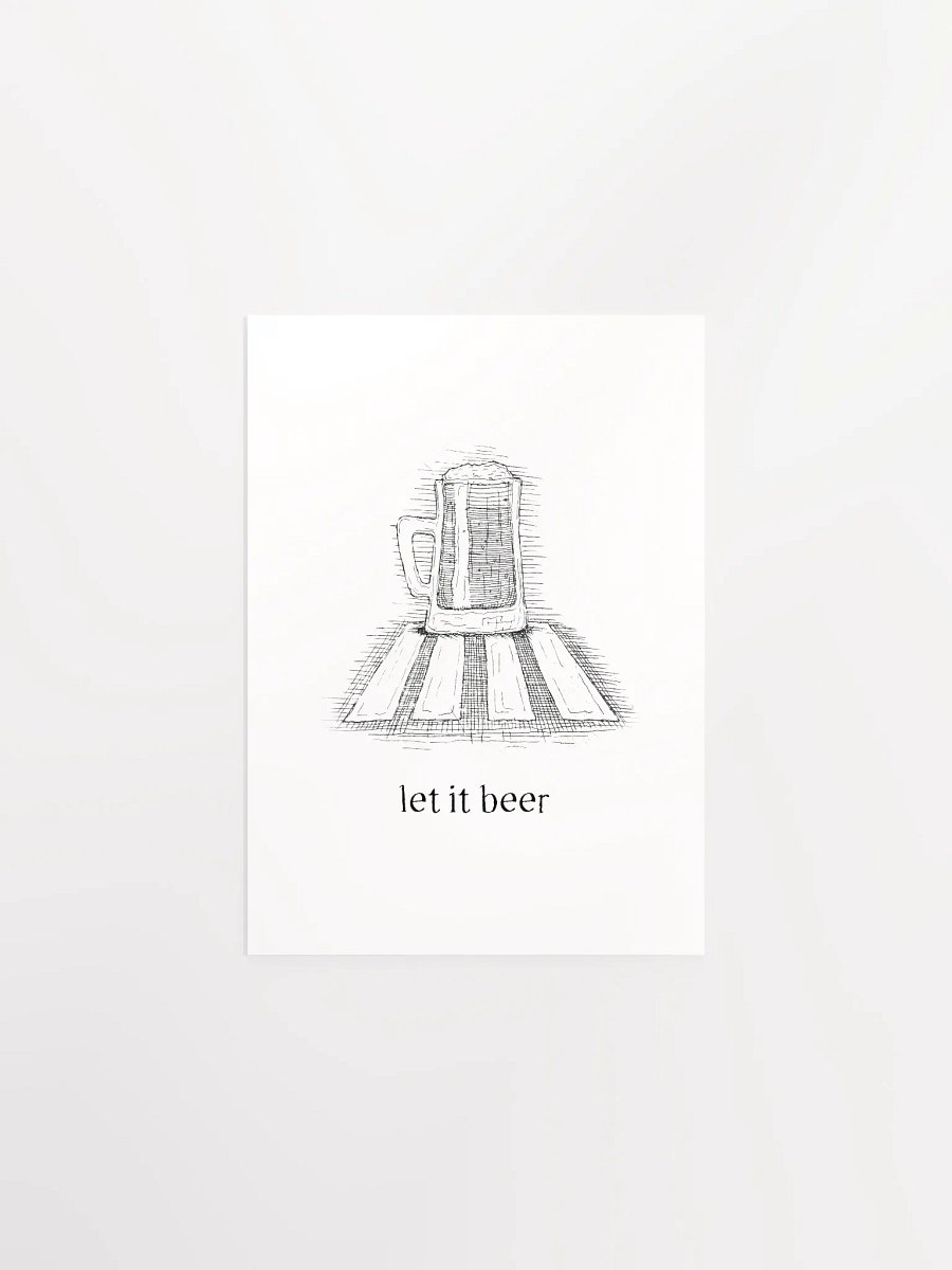 Let It Beer - Art Print product image (6)
