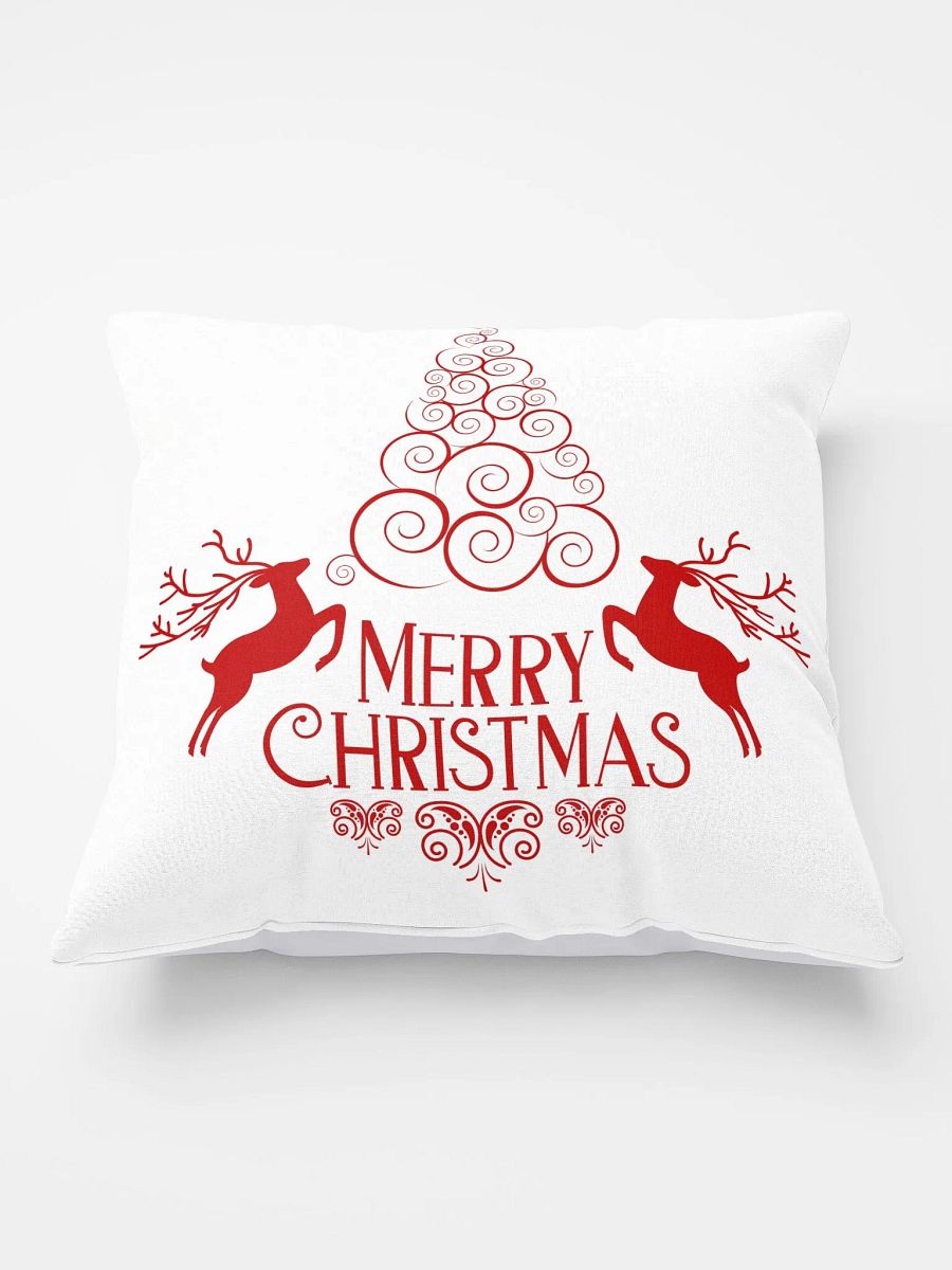 Merry Christmas Swirls Pillow product image (3)