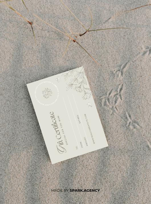 Green Floral Mother's Day Gift Certificate product image (3)