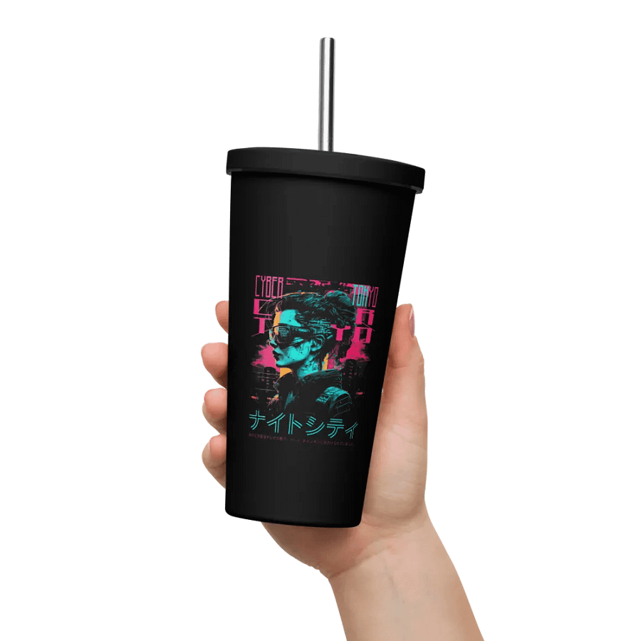Neon Cyber Tokyo Tumbler product image (11)