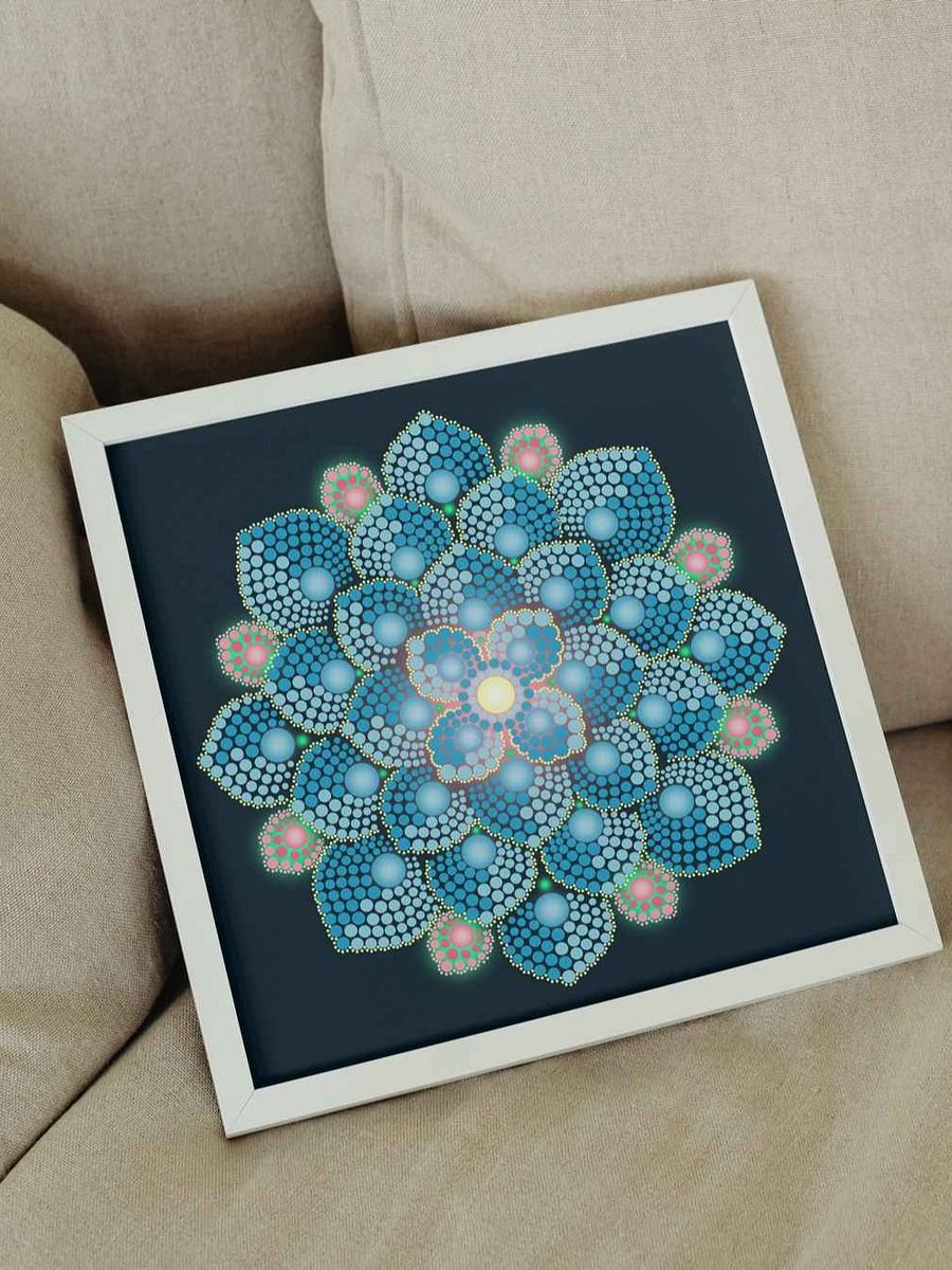 Summer Rain Dot Mandala, 2 JPG Files product image (2)
