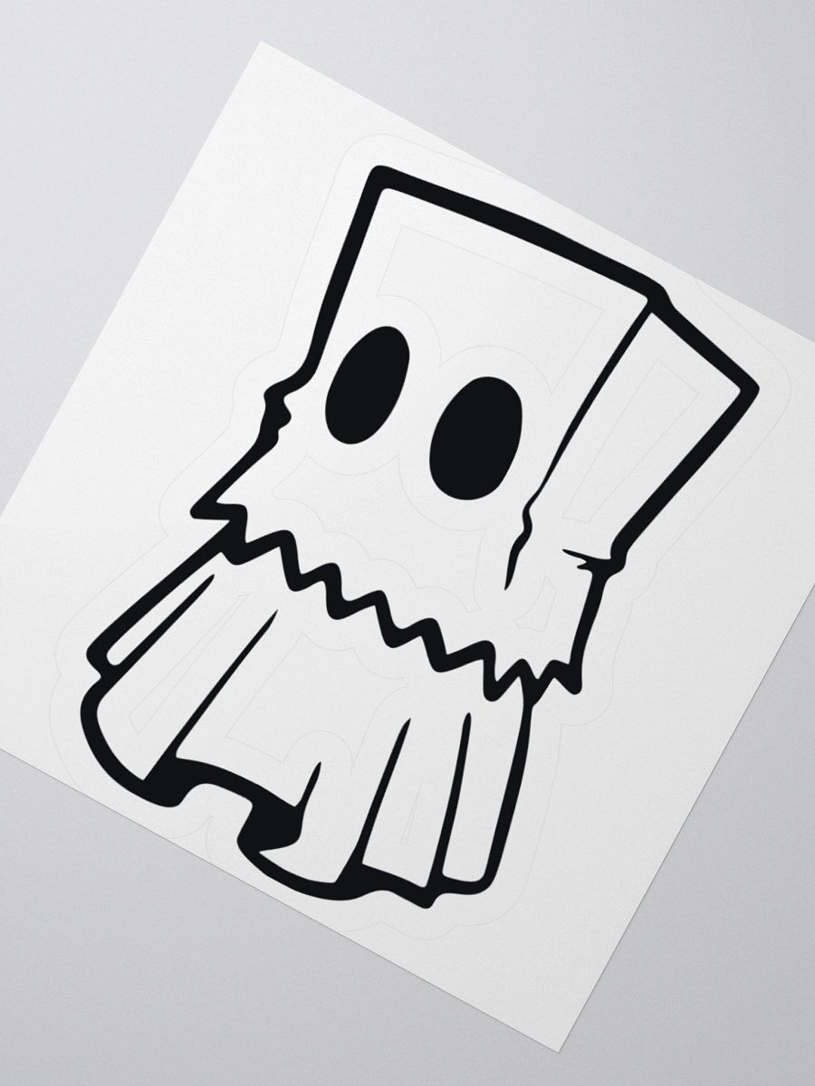 Bagged Ghost Sticker Decal product image (2)