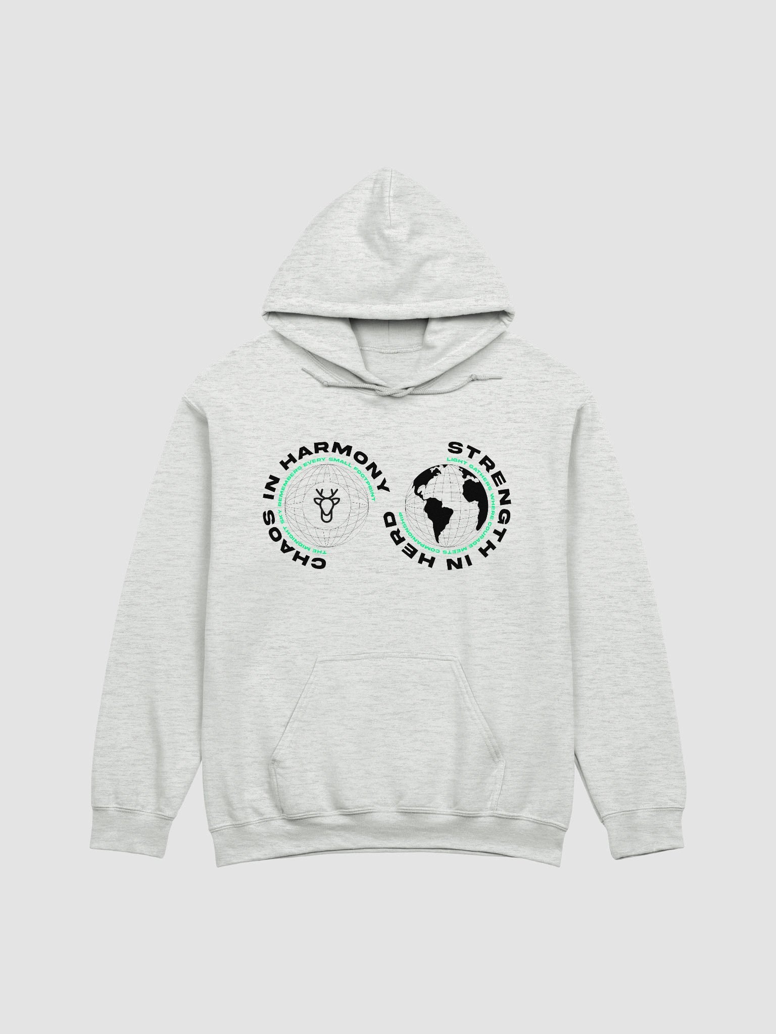 Neo-Bambi Unity Globe Dark Hoodie product image (1)