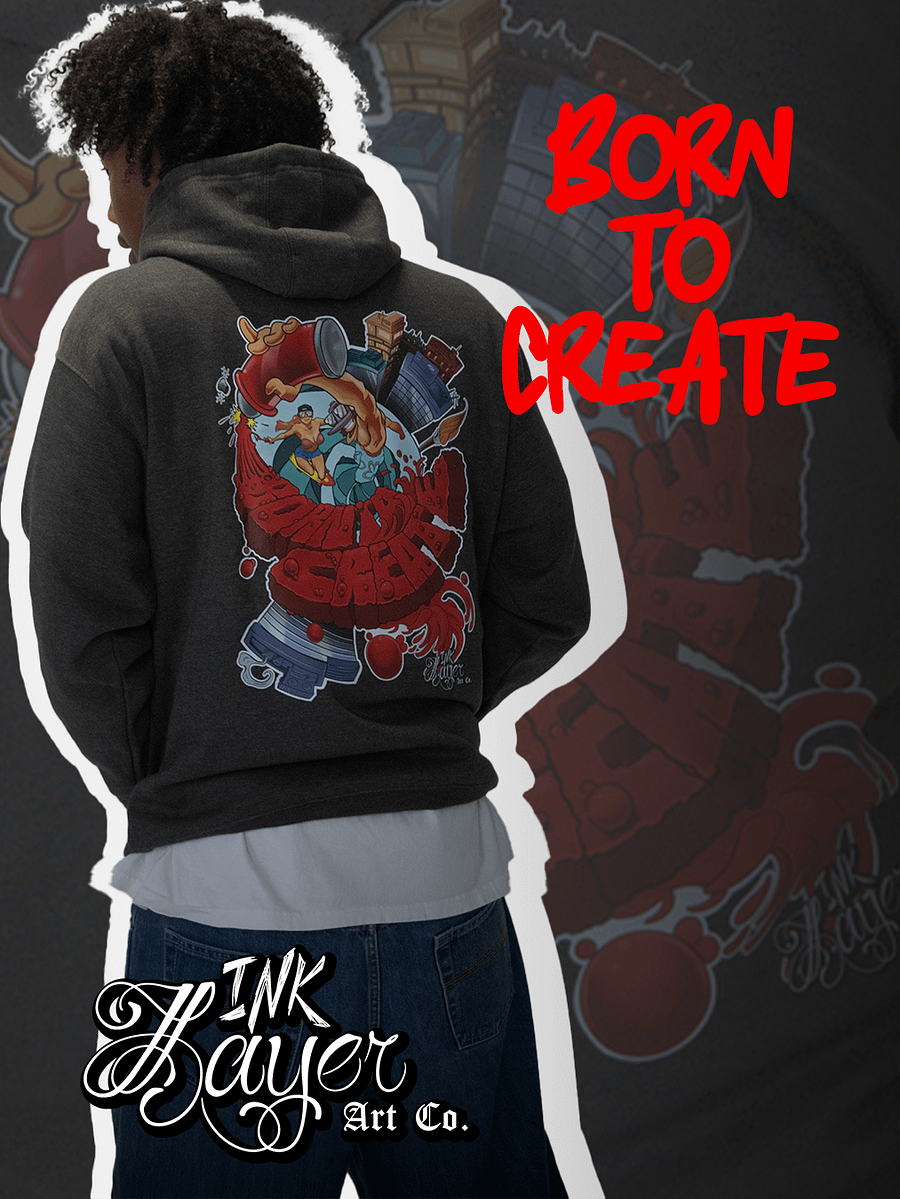 Born To Create Premium Hoodie product image (3)