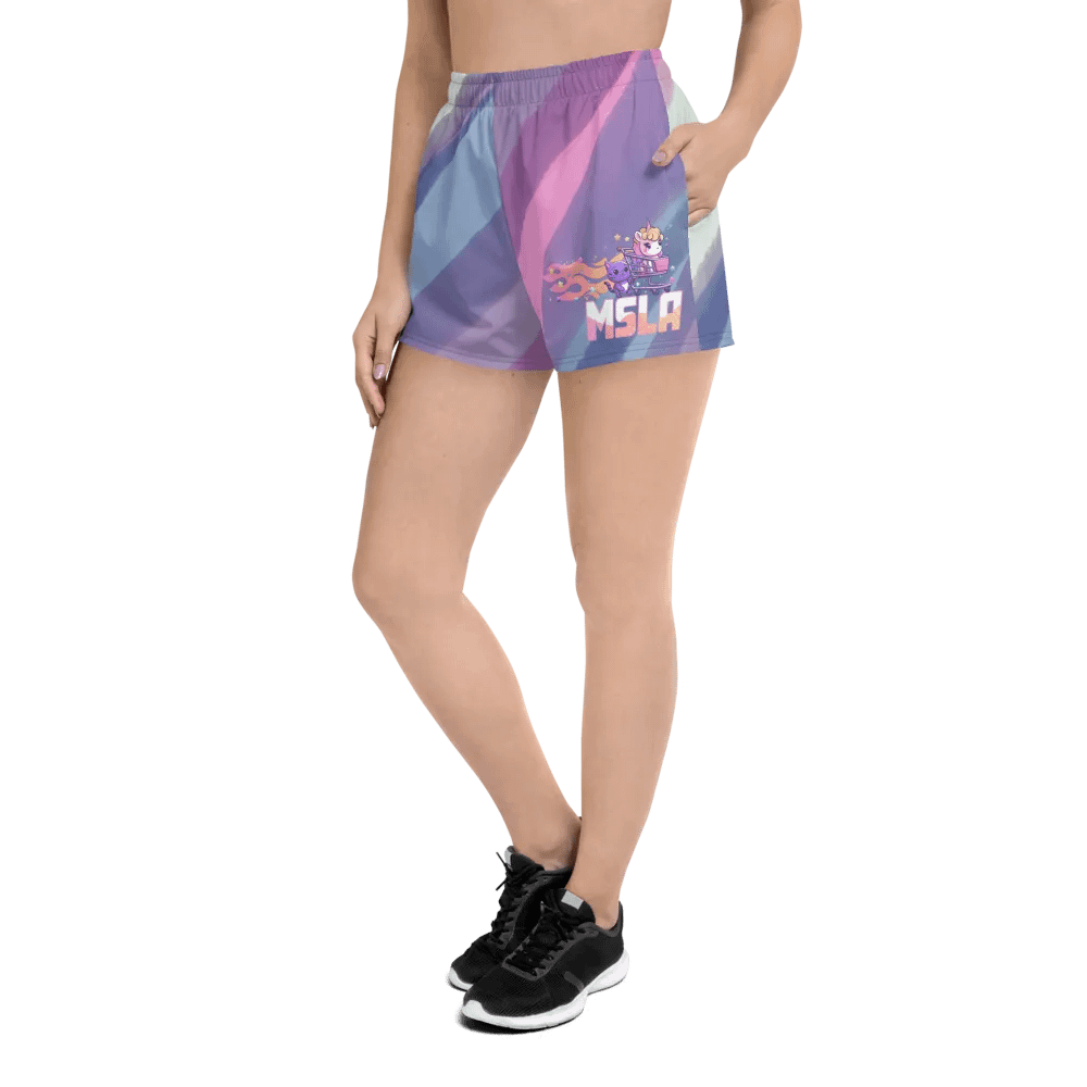 MSLA Sparkles Amigos - Women's Athletic Short Shorts product image (10)