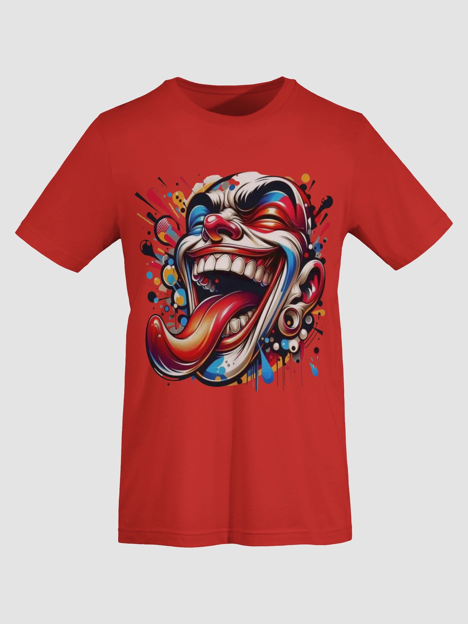 Graffiti Style Crazy Clown Art T-Shirt product image (4)