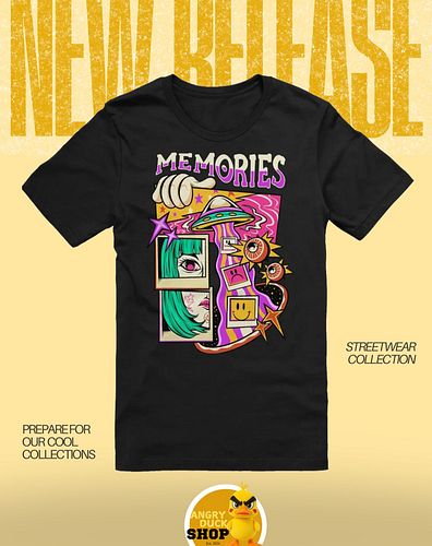 🚀 NEW RELEASE ALERT
Step into the surreal with our latest MEMORIES tee – where retro vibes meet cosmic chaos 🌌👁️‍🗨️
Unleash y...