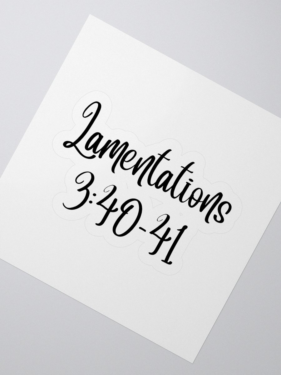 Lamentations 3:40-41 product image (5)
