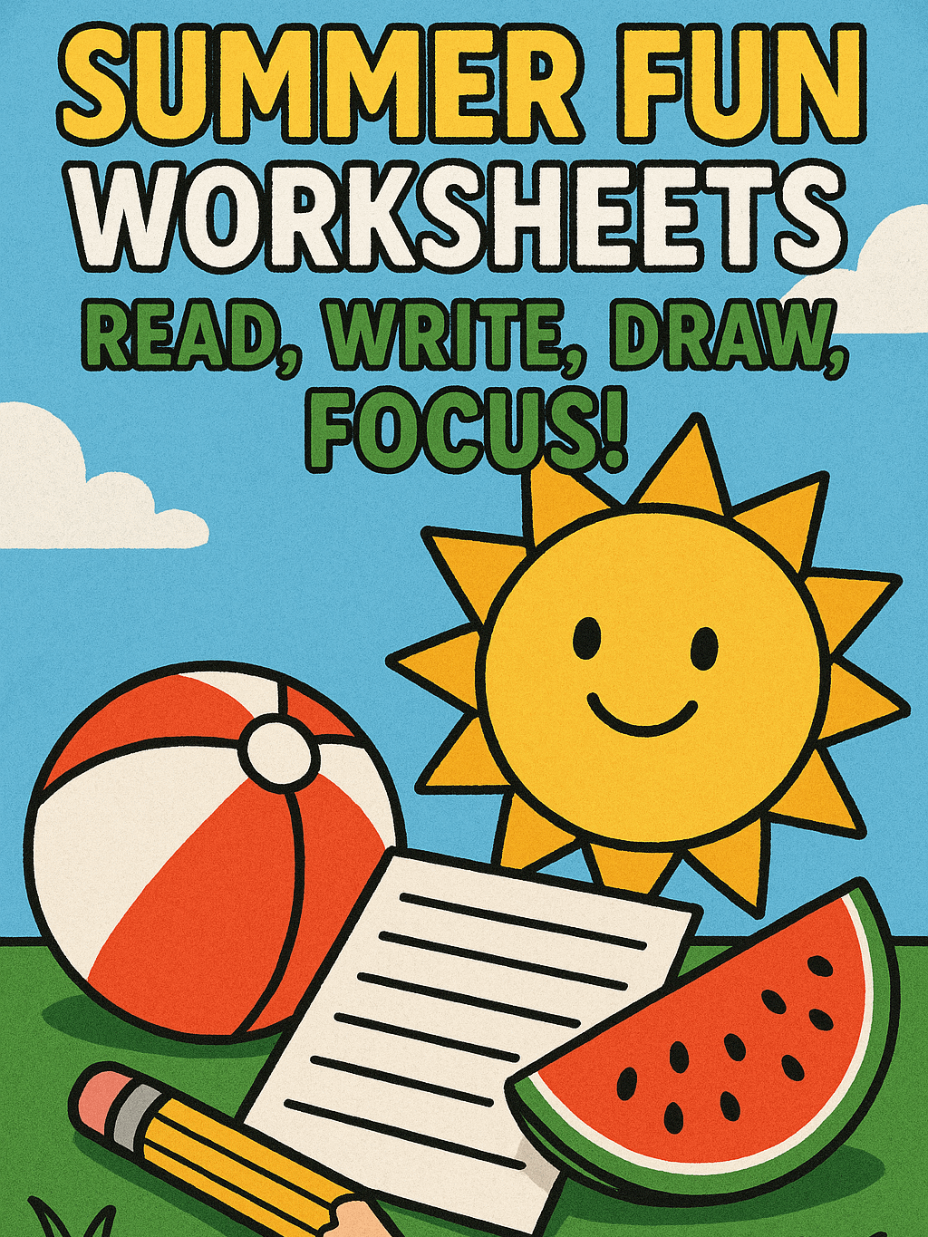 Mini Summer Course: Read, Write, Draw, Focus! (Ages 5-9+) product image (1)
