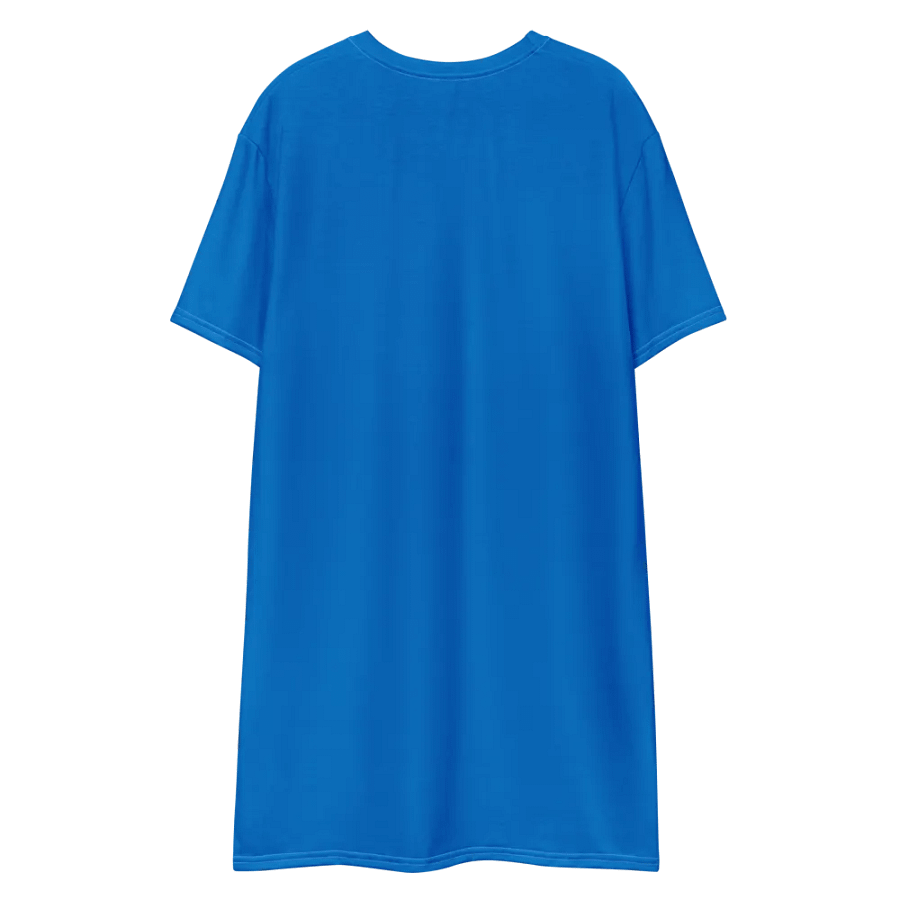 Raq Logo T-shirt Dress (royal blue) product image (7)