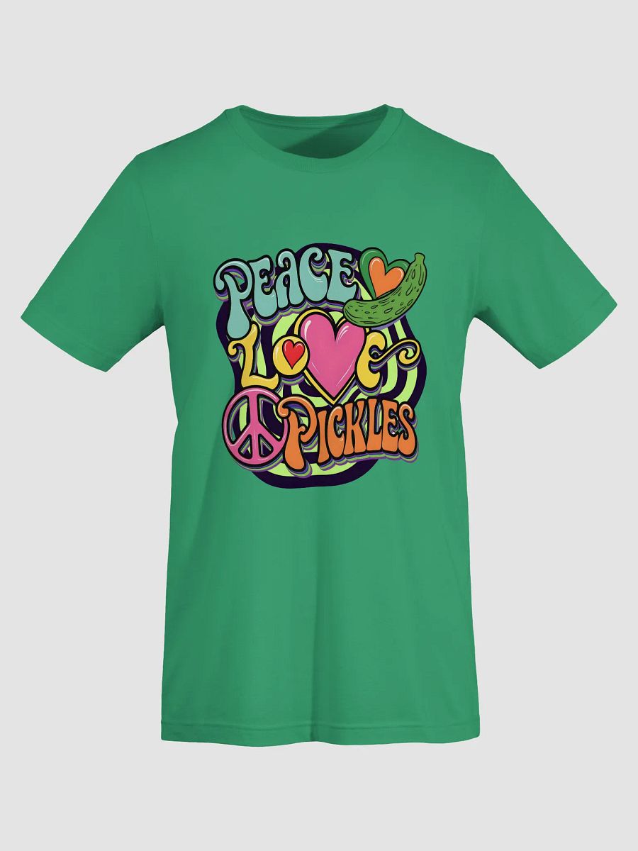 Groovy Peace Love Pickles T-Shirt product image (48)