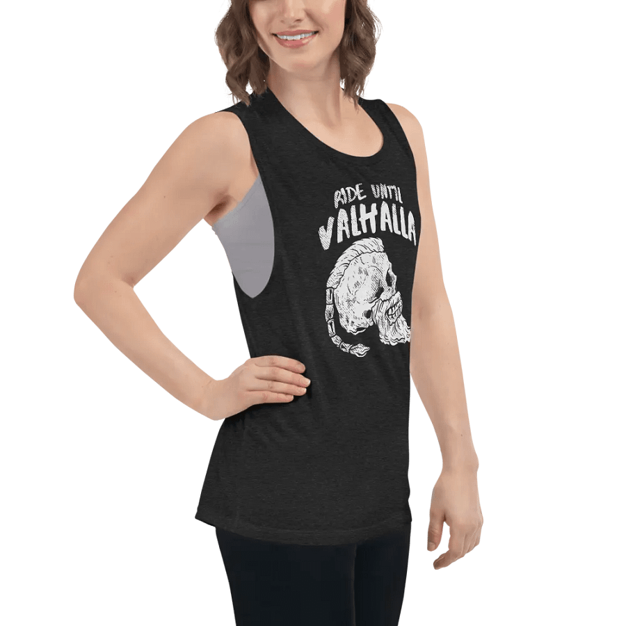 Ride Till Valhalla Women's Muscle Tank product image (7)
