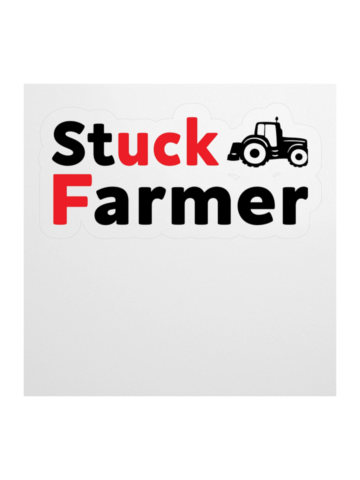 Stuck farmer stickers product image (1)