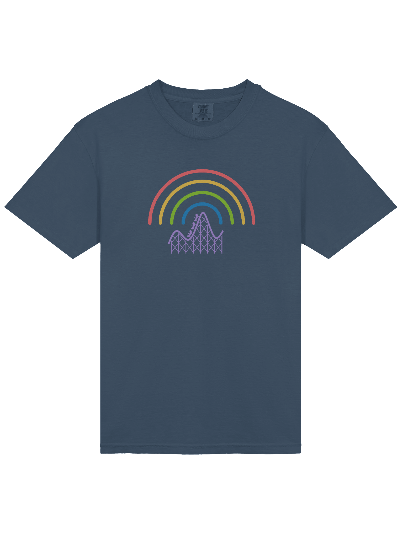 Rainbow Roller Coaster Adventure T-Shirt product image (13)