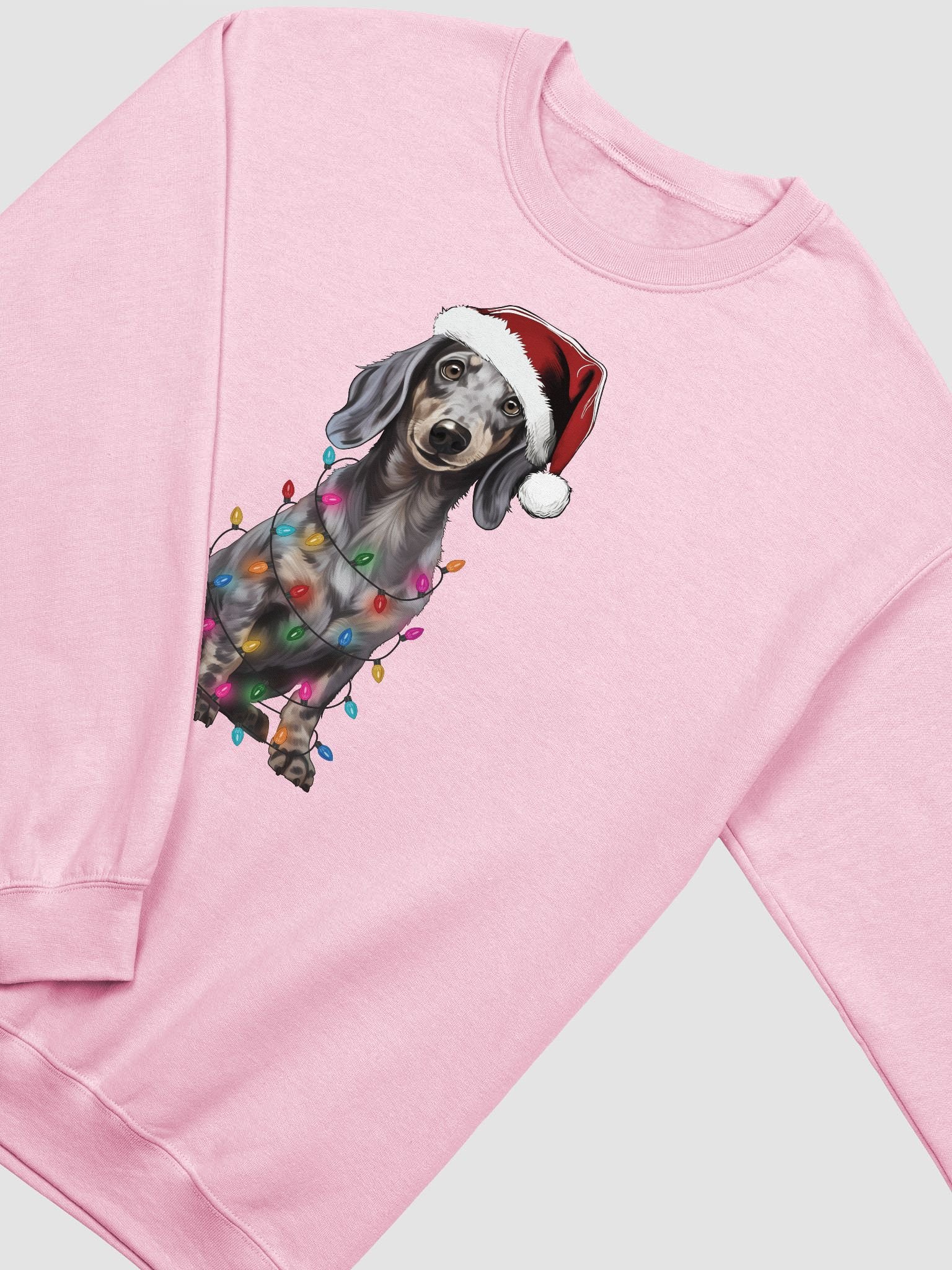 Funny Dachshund(Dapple) Christmas Sweatshirt for Wiener/Doxie Paw-rents product image (14)