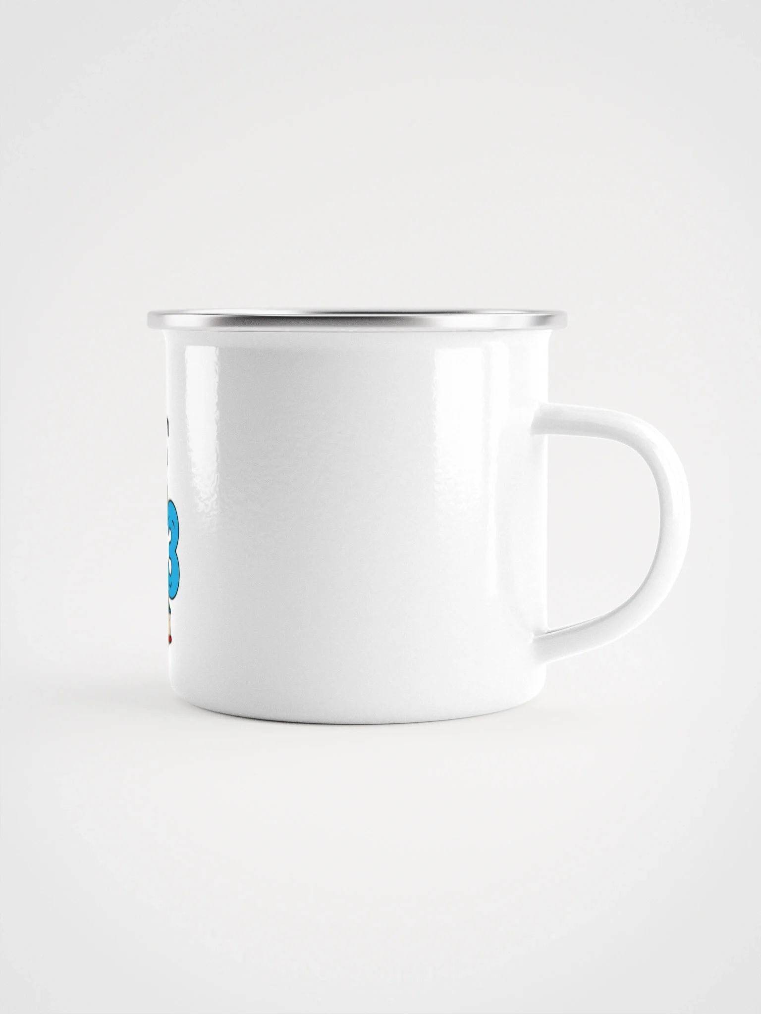 Smiling Numbers Adventure Enamel Mug product image (1)