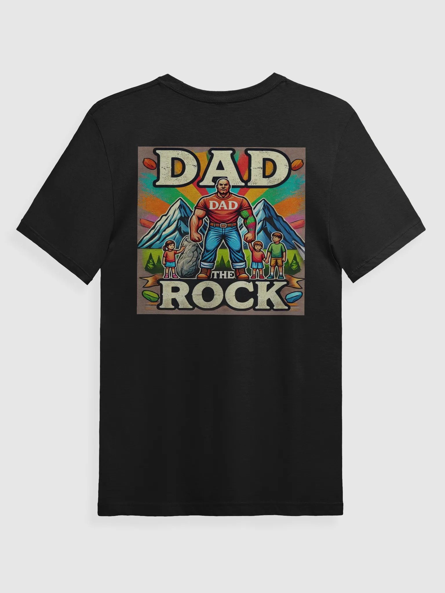 Dad The Rock Mountain T-Shirt product image (12)