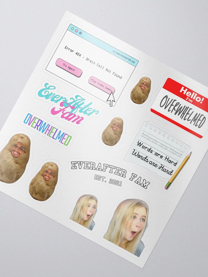 EverAfter Fam Sticker Sheet product image (2)