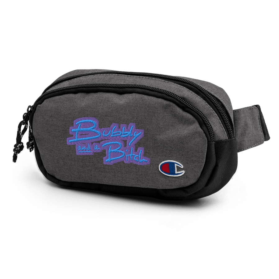 Bubbly and a B (violet design) champion fanny pack product image (4)