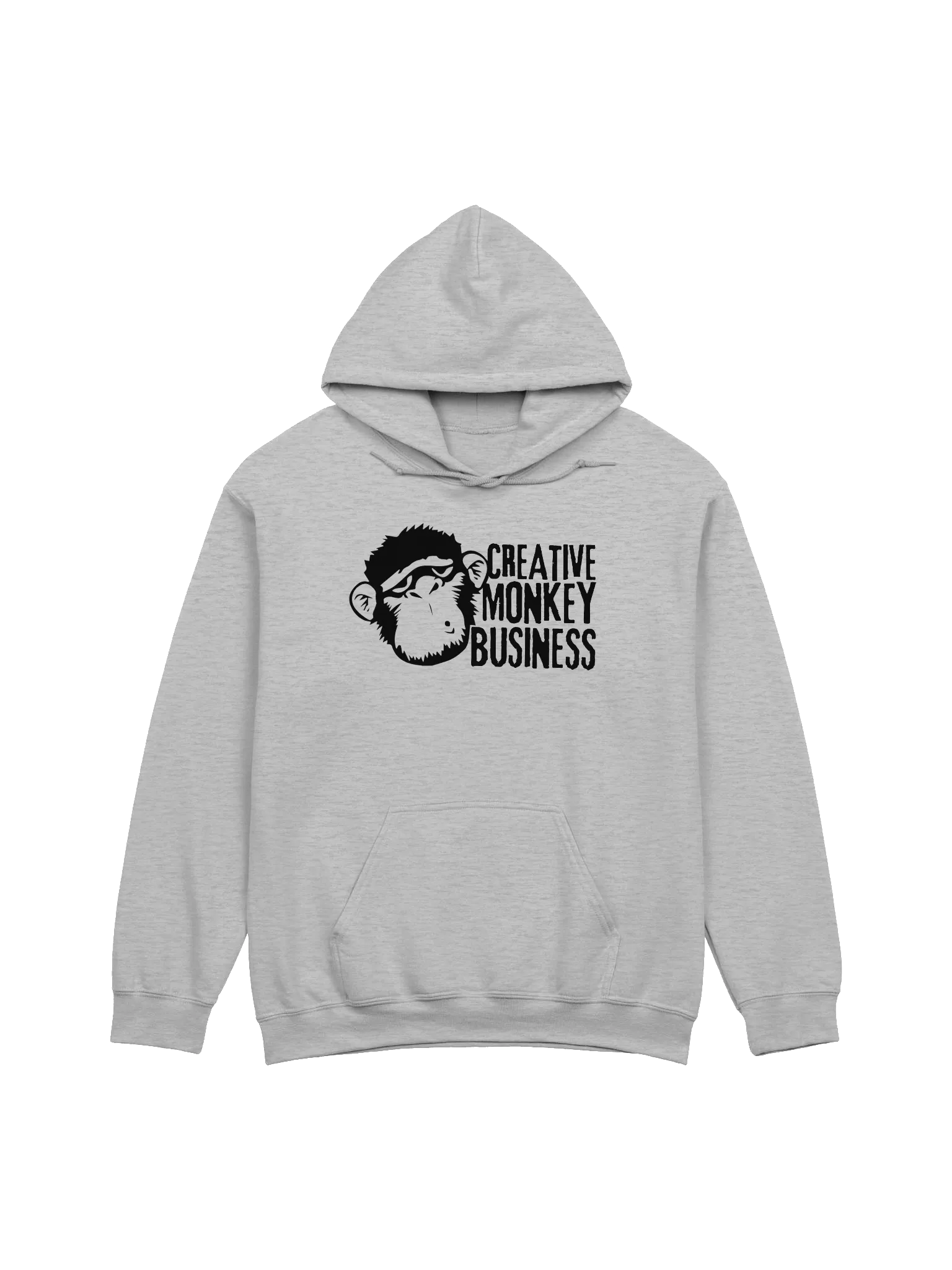 Creative Monkey Sport Grey Classic Hoodie product image (4)