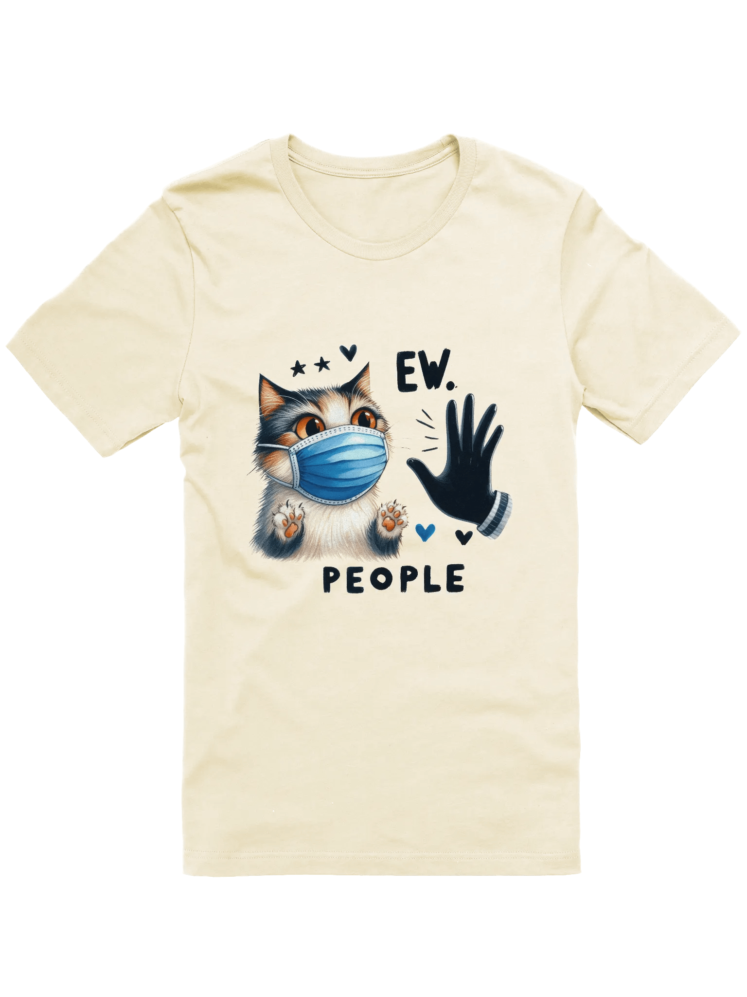 EW. PEOPLE Cartoon Cat T-Shirt product image (1)