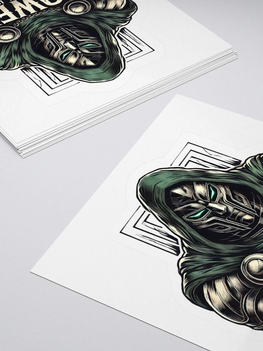 Powerful Masked Warrior Kiss Cut Stickers product image (4)