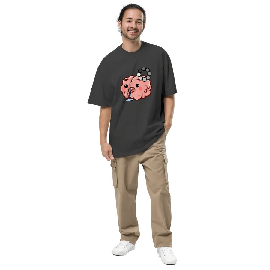 Brain rot Black Tee product image (4)