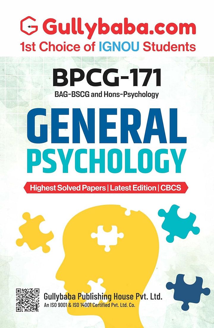 IGNOU BPCG-171 General Psychology product image (1)