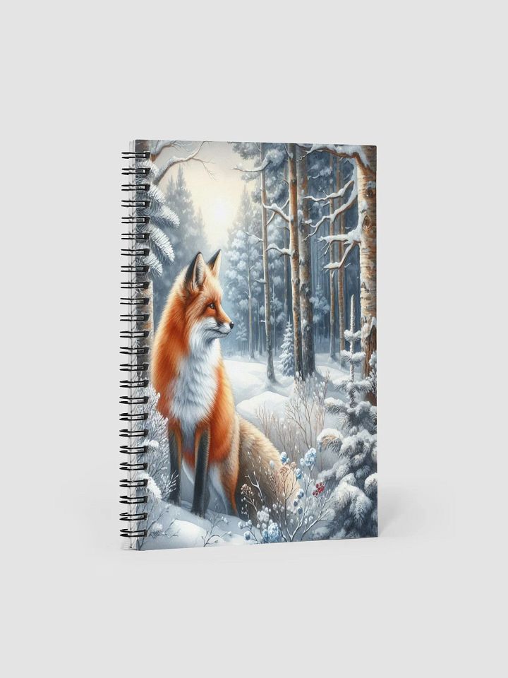 Winter Wonderland Fox-Spiral Notebook product image (1)