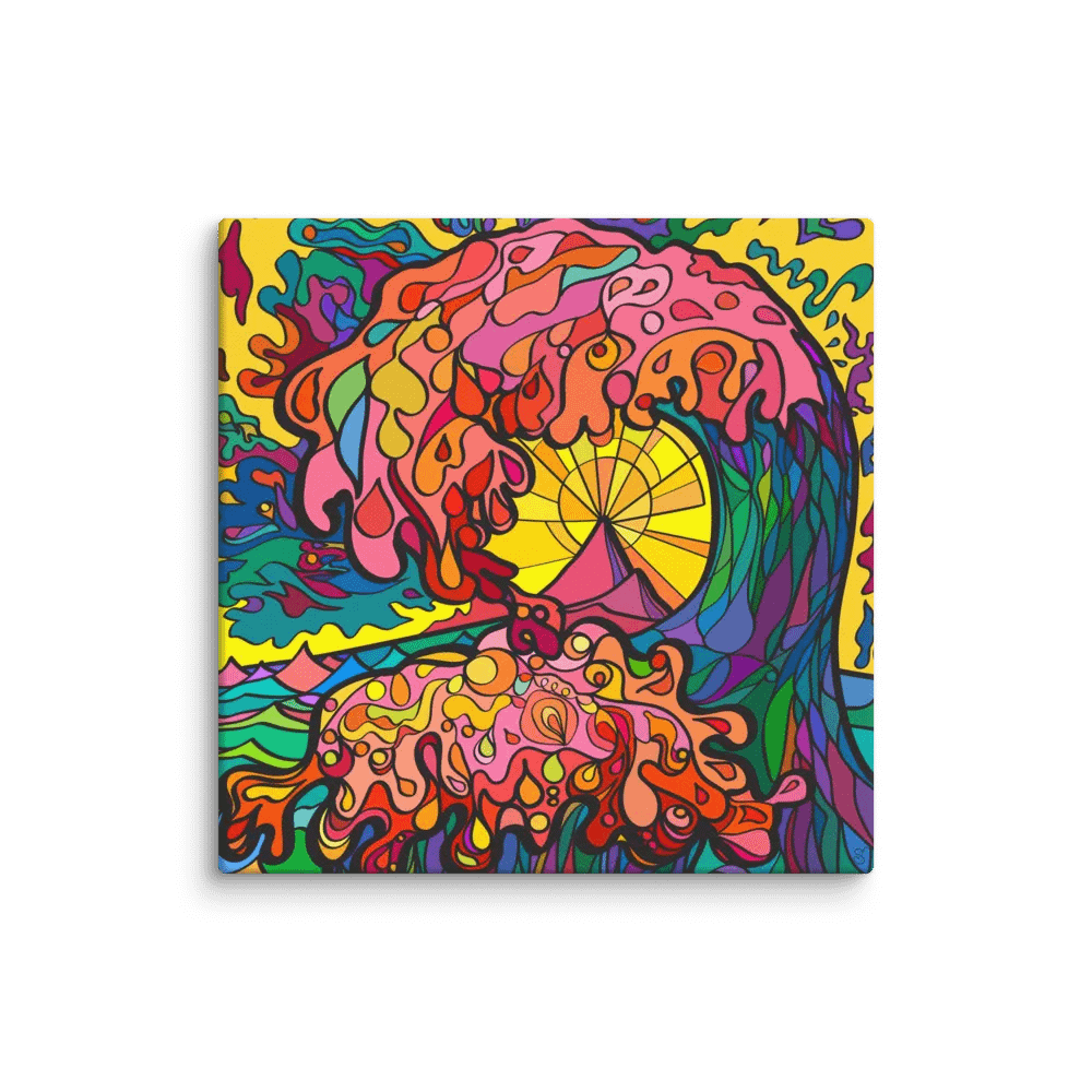 Ocean Wave - Vibrant Expressions Canvas Collection product image (1)