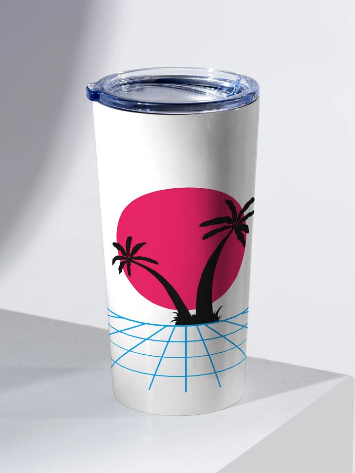 Retro Synthwave Stainless Steel Tumbler product image (2)