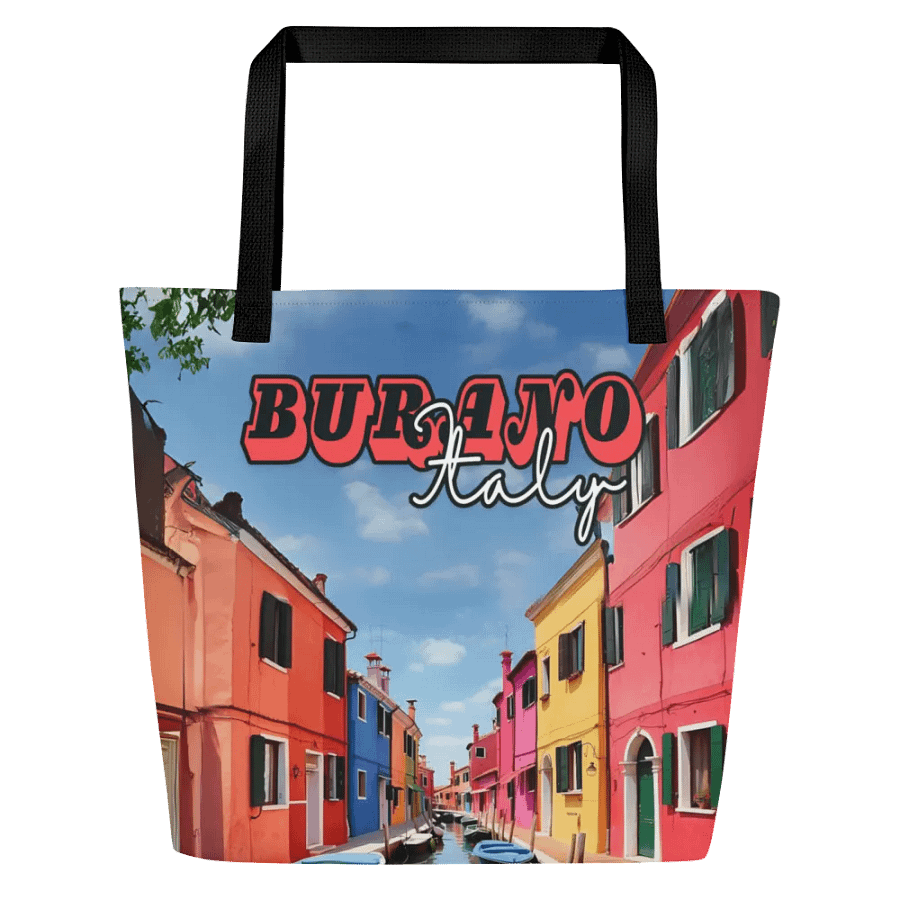 Burano Italy All Over Print Tote Bag product image (10)