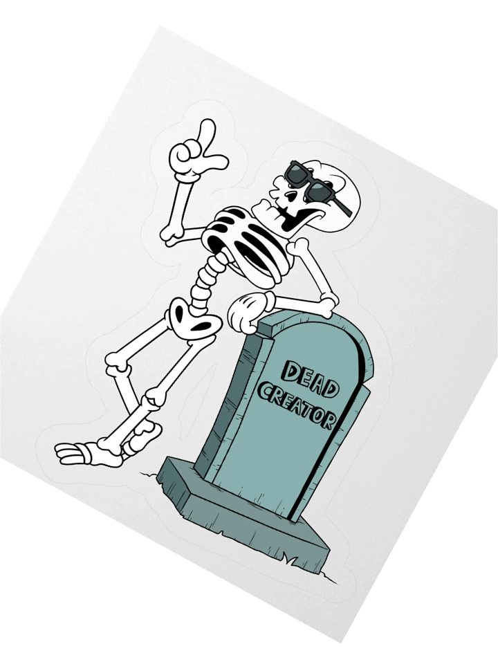 Dead Creator Sticker product image (6)