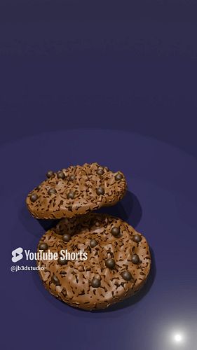 POV: The Cookie You Dropped on the Floor 💀🍪 #3DAnimation #Blender3D #CGI #VFX #3DArt #BlenderCommunity #b3d #AnimationReels #...