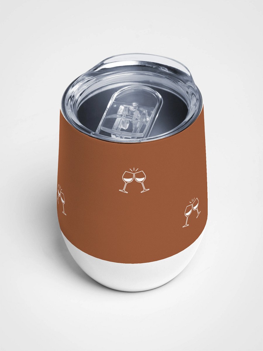 Iconic Cheers Wine Tumbler Brown product image (4)