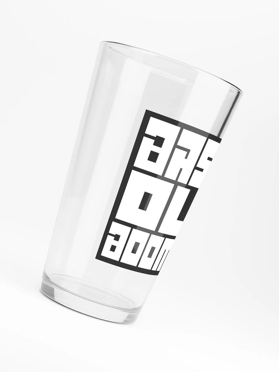 B.O.B. PINT GLASS (B&W) product image (6)