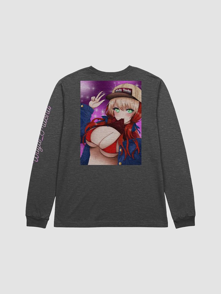 Glowing Waifu_Trashu Long Sleeve Tee product image (1)