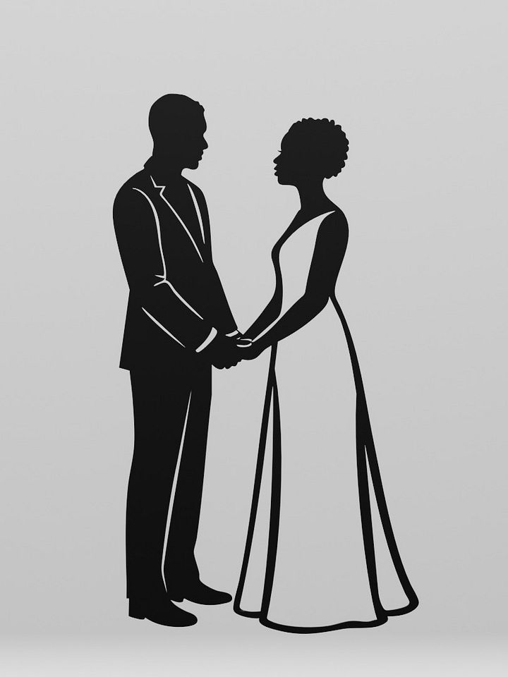 Wedding Couple 2 - Cake Topper product image (1)