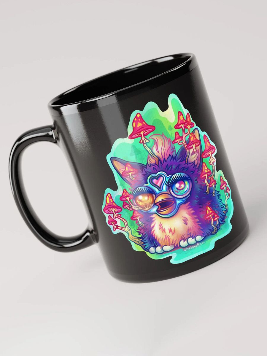 Nostalgic Fungus Creature Black Mug product image (5)