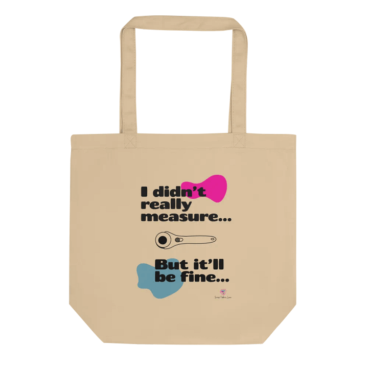 'I didn't measure...' Scrap Fabric Love Tote Bag product image (1)