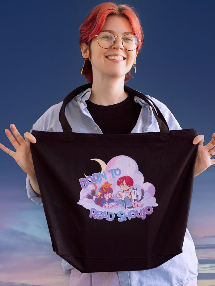 Born to Read Shoujo Tote Bag (Night Version) product image (2)