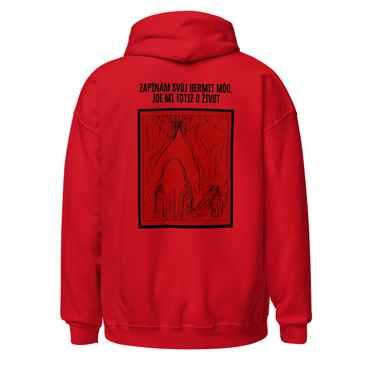 Hermit mód Red Hoodie product image (1)