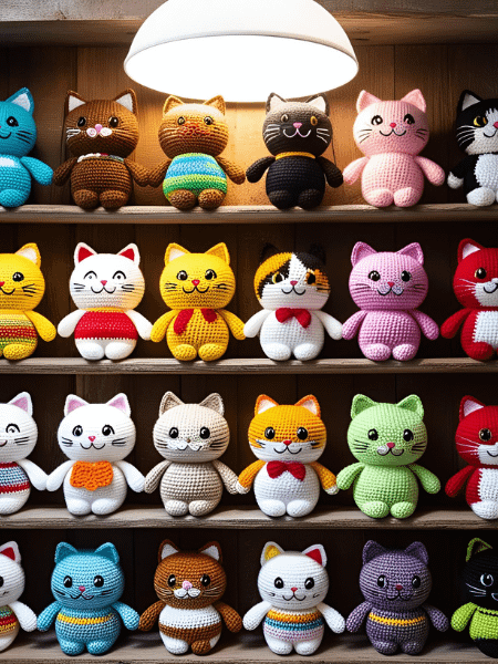 Purrfect Stitches: A Crochet Guide to Creating Cute Cat Amigurumi product image (2)