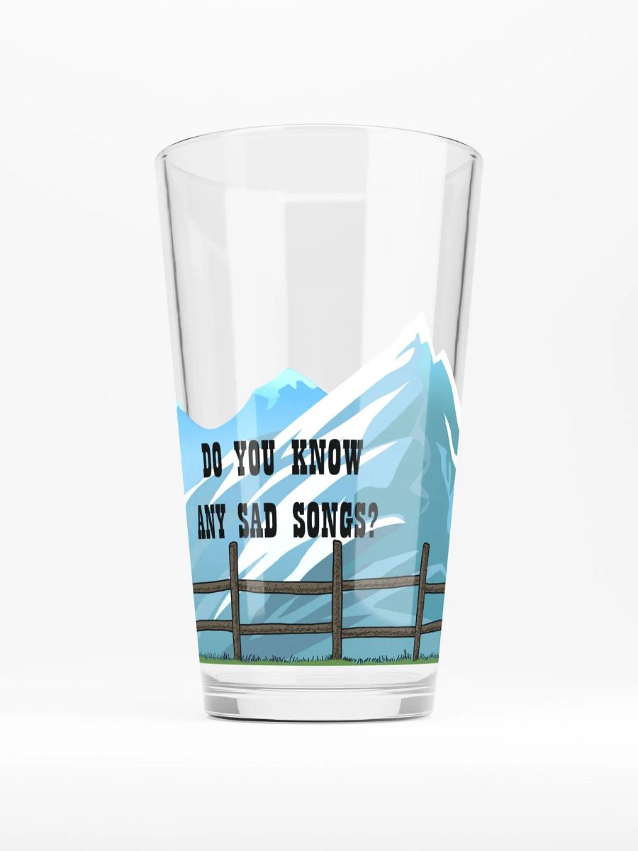 Sad Songs Beer Glass product image (1)