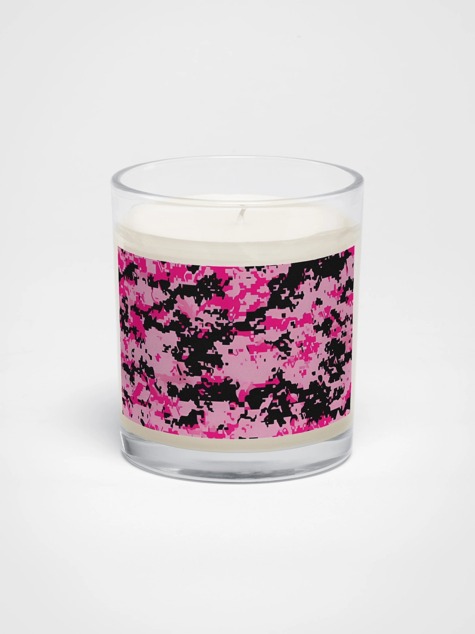 Pink Pixel Camo Soy Wax Candle product image (1)